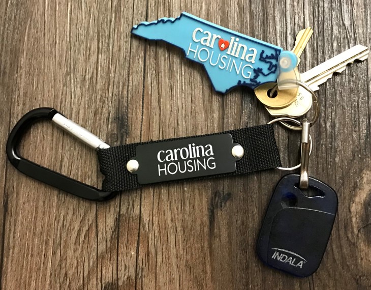 A set of Carolina Housing Keys. 